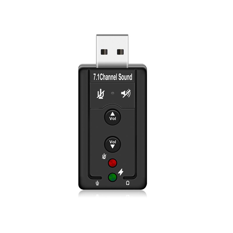Adattatore Audio USB Esterno – Scheda Audio 7.1 3D Per Cuffie, PS3 E PC, Plug-and-play!