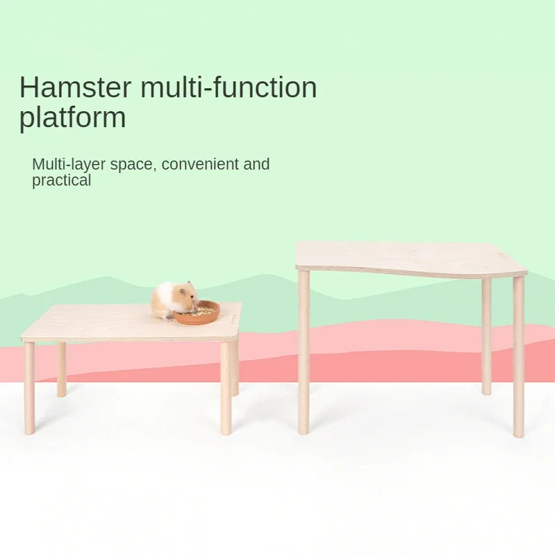 Holz Hamster Plattform Streifenhörnchen Zwerg Maus Plattform Kleine Ebene KäFeige Landschaftsbau Liefert Ratte Zubehör Hamster Spielzeug
