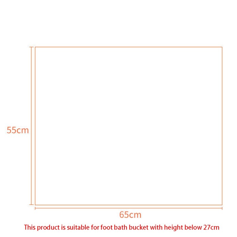 70 pçs ferramenta de cuidados com os pés descartáveis banheira de pé forros sacos de bacia de banho para pés pedicure pé desintoxicação spa ferramentas de preservação do calor