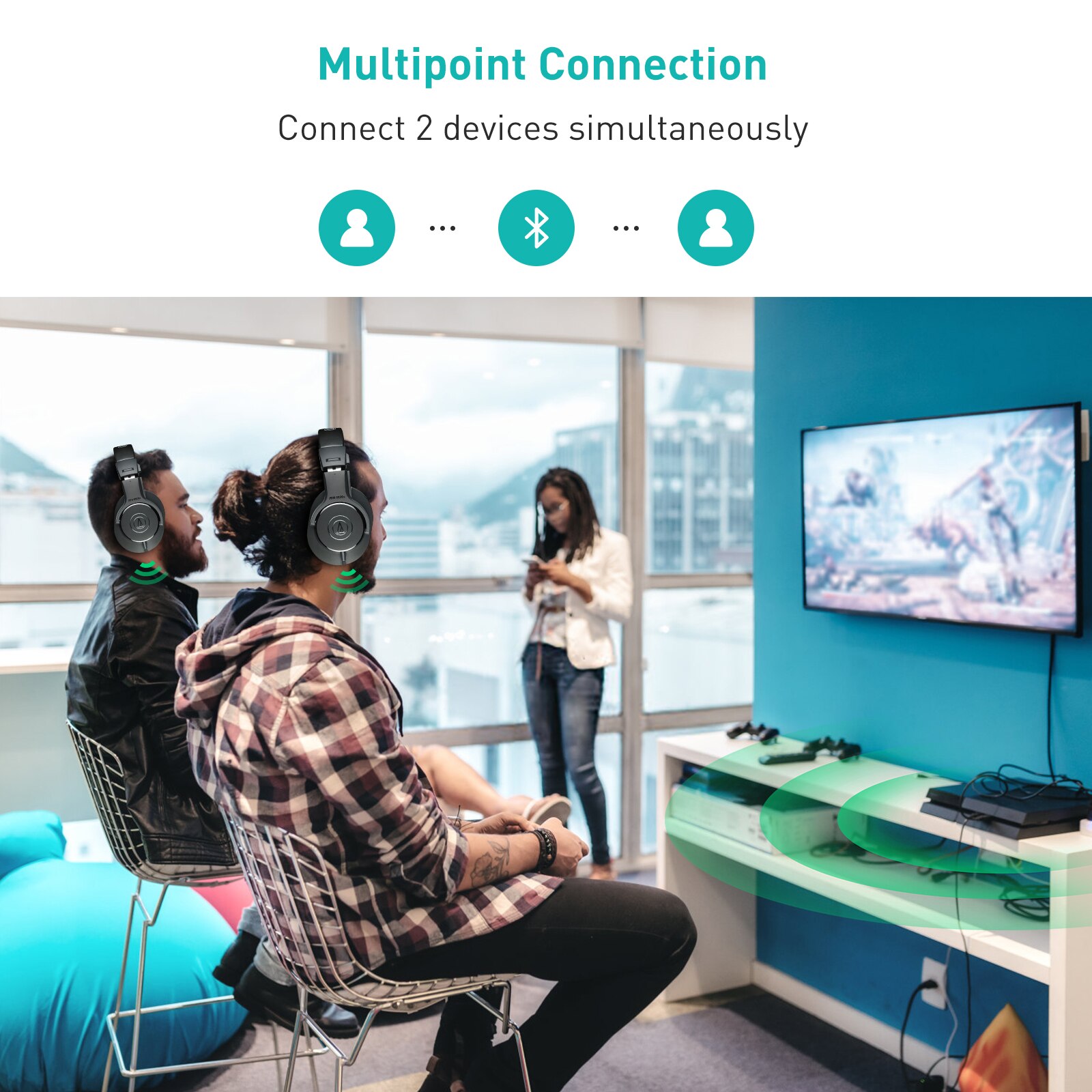 EDUP Bluetooth USB Wireless Audio Receiver Transmitter Bluetooth Gaming Adapter Low Latency Plug and Play For Xbox/PS4/PS5/PC