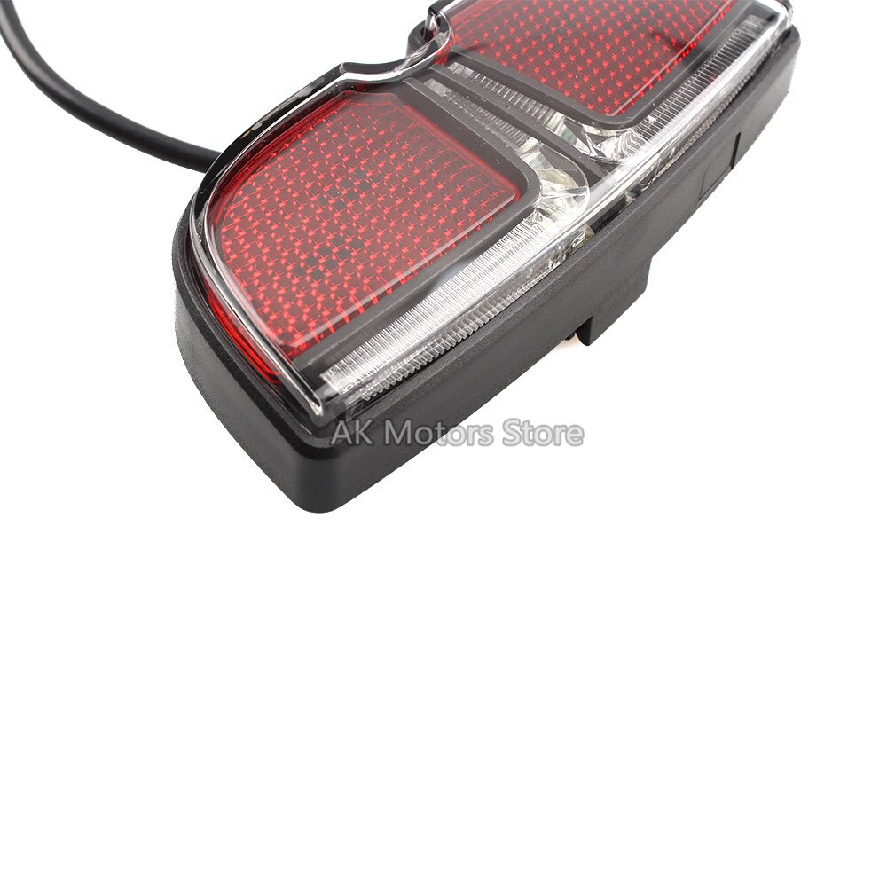 6V vélo électrique feu arrière eBike frein arrière feu arrière LED lampe d'avertissement pour Bafang BBS Mid Drive moteur sécurité veilleuse