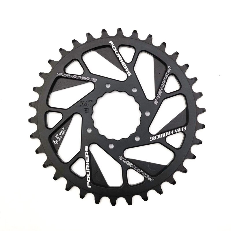 Fouriers fiets enkel kettingblad 0mm offset directe montage voor cinch next slg 4 r sl sixc atlas smal breed tanden fiets kettingblad: 34t