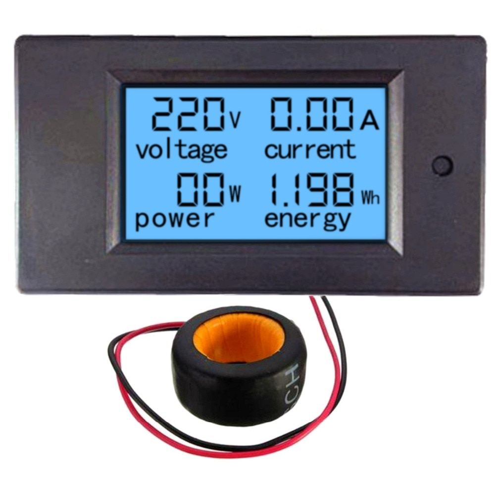 AC Voltage Meter 100A/80 ~ 260V Digitale LED Power Panel Meter Monitor Power Energie Volt Voltmeter Ampèremeter voltage Current Meter