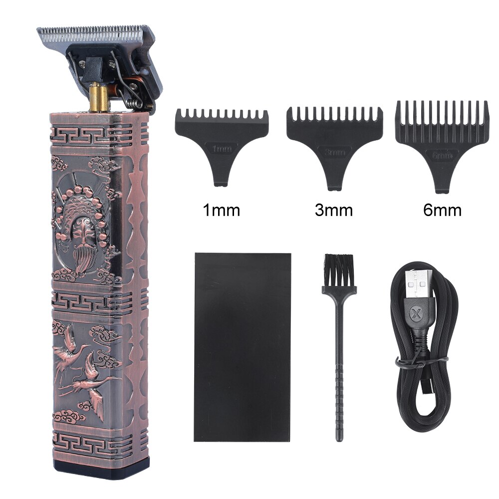 Lcd Mannen Tondeuse Clipper Professionele Kapper Tondeuse Scheerapparaat Tondeuse 0Mm Kapper Tondeuse Haar Snijmachine Maaier: Hair Trimmer19
