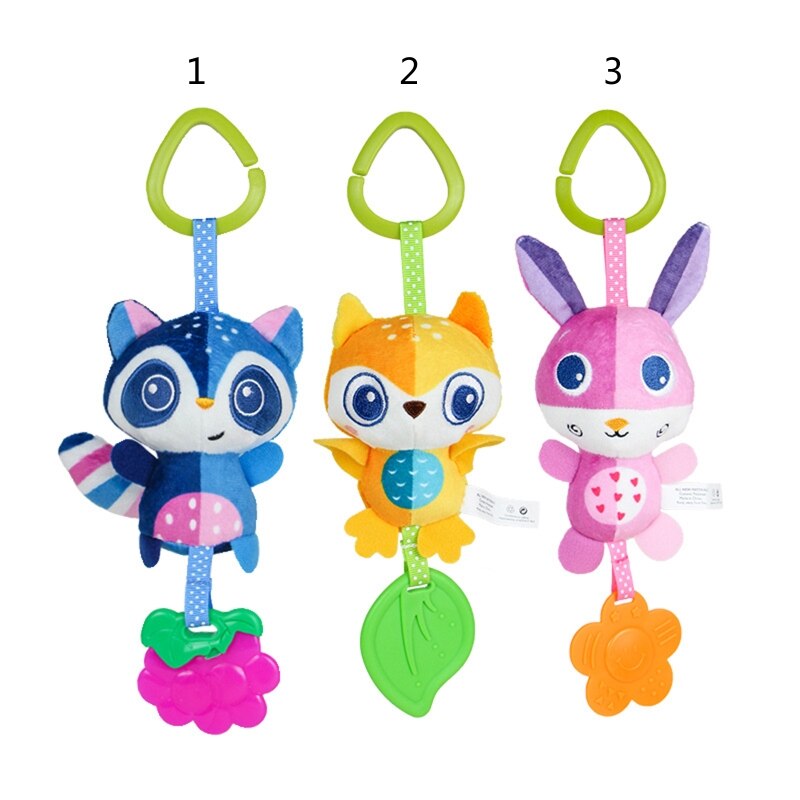 Poussette Mobile 77HD pour bébé, hochet, pendentif, dessin animé, Animal, poupée, berceau, lit suspendu, cloche, éducative, sensorielle