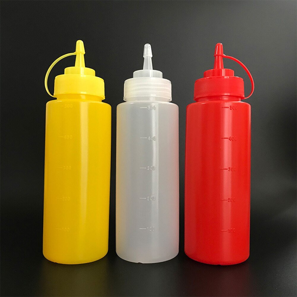 12 stk 200ml køkkenklemme flaske krydderi sauce eddike ketchup dispenser køkken gadgets krydderi beholder flot
