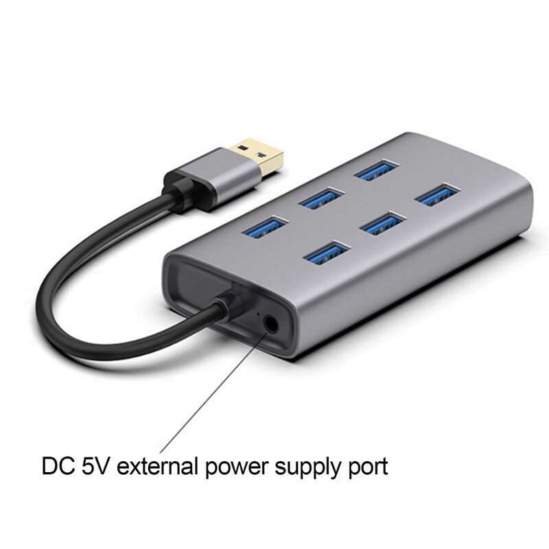 -USB3.0 to Seven-Port USB3.0 HUB Hub High-Speed Expansion