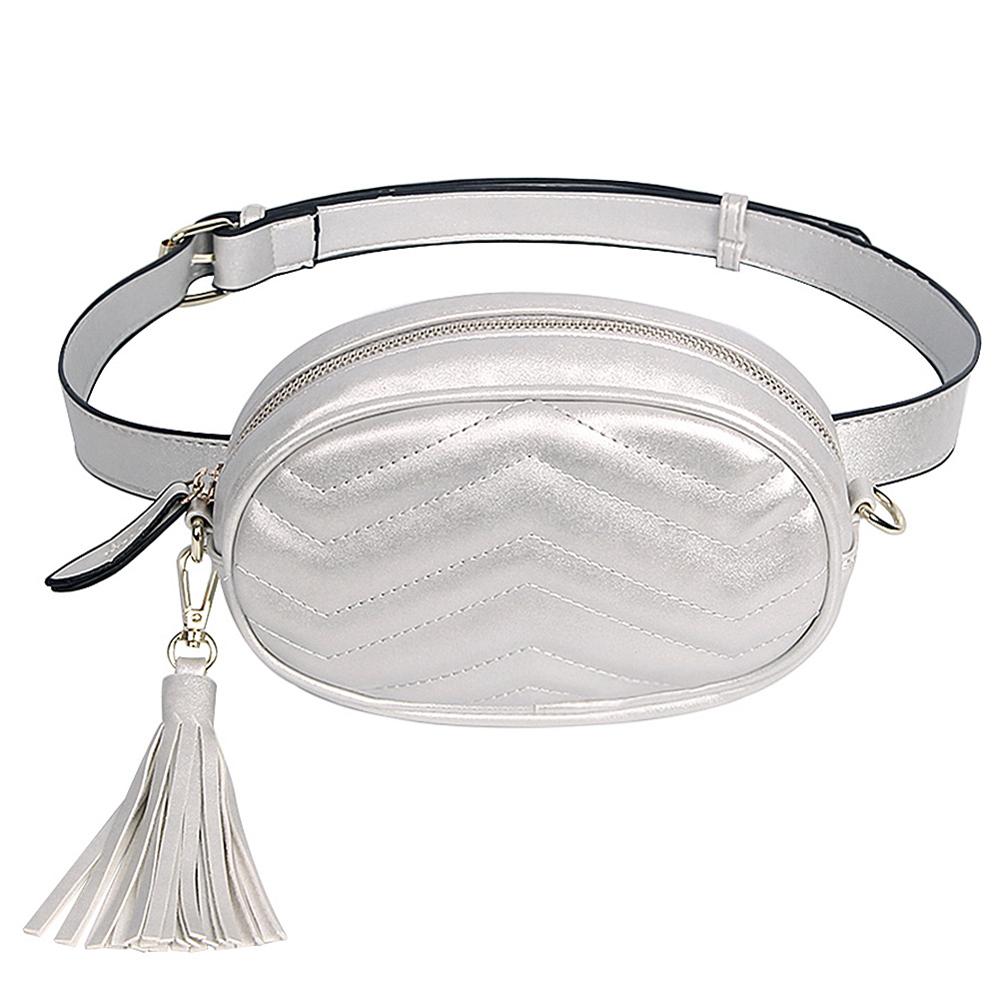 Snake Huid Taille Tas Vrouwen Mode Ronde Fanny Pack Dames Pu Lederen Reizen Heuptas Crossbody Hip Hop Borst Packs