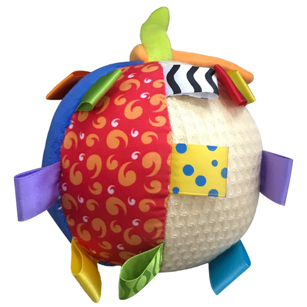 Hand Ball Toy For Baby Plush Ring Bell Rattle Hand Grasp Ball Bed Hanging Appease Toy For Baby Cotton Hand Grasp Ball #20