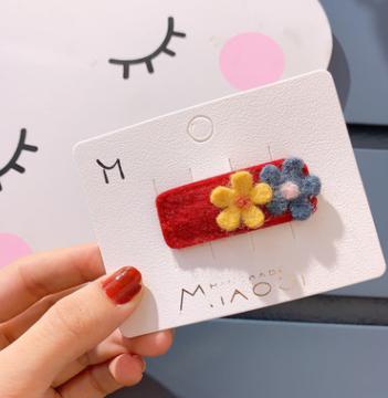 Clip de pelo de flores para niña, hechos a mano nuevos, pinza de pelo de princesa encantadora, Clip de pelo colorido, Clip de borde Bb para niña: 8