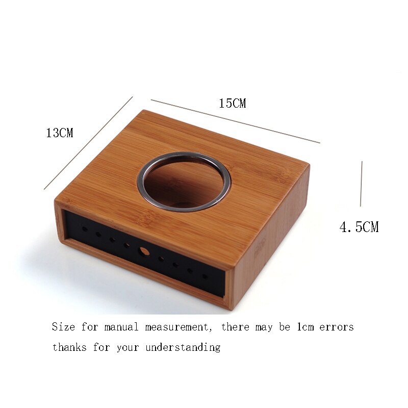 Bambu te värme spis bas kung fu te set te infusers varm hylla ljushållare eterisk olja arom lampa ljusfot