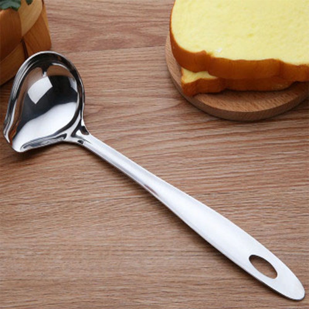 Pot Soup Cooking Tools Tableware Scoop Stainless Steel Kitchen Ladle Duck Mouth Shaped Spoon