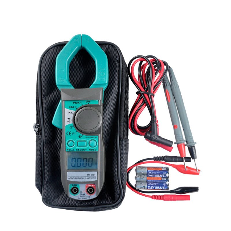 Digital Clamp Meter Measuring Current AC/DC Meter LCD Display Instrument Practical Electric Tool