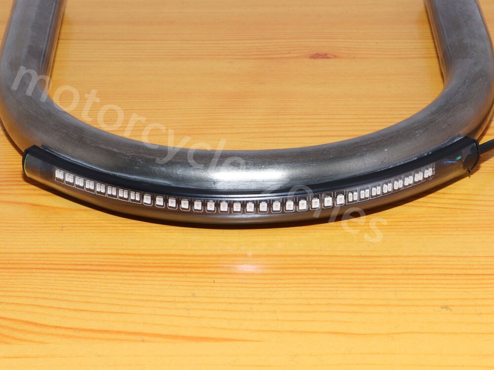 230MM Cafe Racer Universal Seat Frame Hoop Brat Loop with LED Brake Turn Singal Light For Honda CB 500 CB 550 CB 650 CB 750