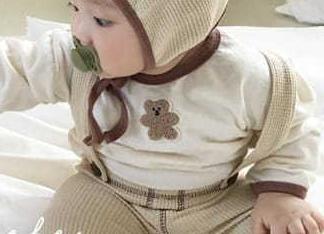 Conjunto de 2 piezas de ropa para bebé, pantalones de algodón para niña pequeña, pantalones de Pp, Tops de manga larga con estampado de oso, Leggings + sombrero, novedad: tops2 / 12M  80cm