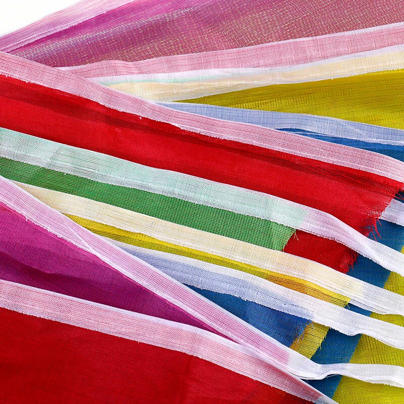 1 sæt 10m farverige bunting banner fest hænge trekanter snor flag festival indretning