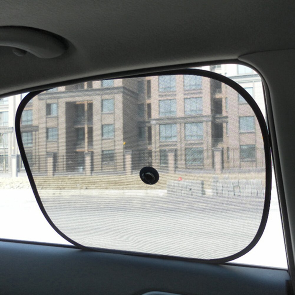 44x36 cm Car Front Rear Window Sun Shade Suction Cup Sun Protection Mesh Side Window Car Sunshade Universal