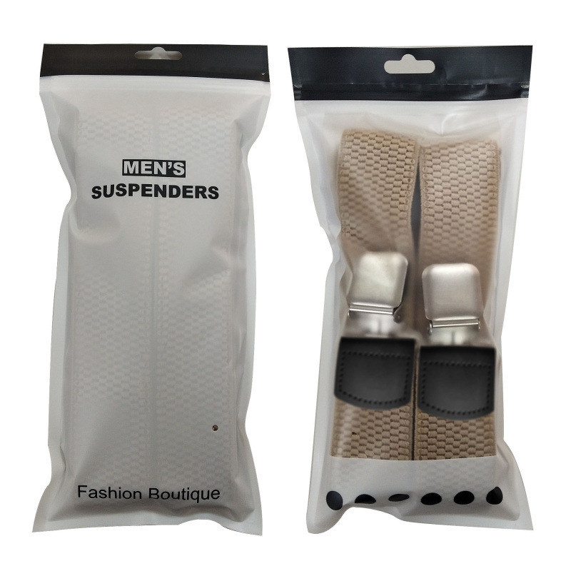 Heren Zware Grote En Lange Bretels 3.8Cm Breed X Terug Met 4 Sterke Clips Verstelbare Elastische Werk Broek bretels-Zwart Bruin