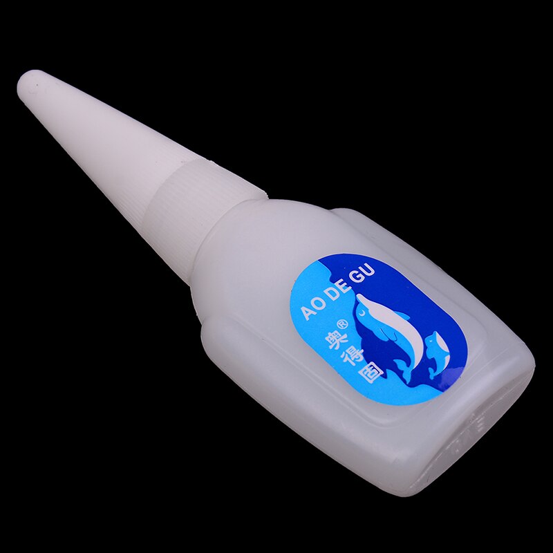 20g Liquid Super Glue 502 Instant Strong Bond Leather Wood Rubber Metal Glass Cyanoacrylate Adhesive Stationery Store Nail Gel