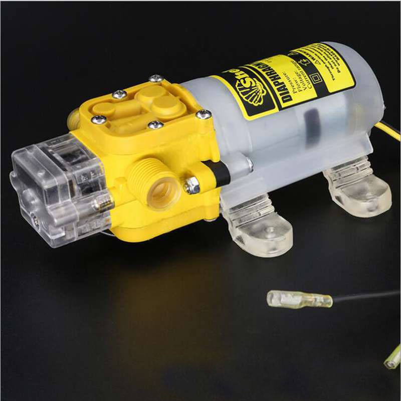 12v 60w likströmspump 4l/ m lyft 50m membran vattenpump självsugande boosterpump med tryckautomatik yzlf -4451