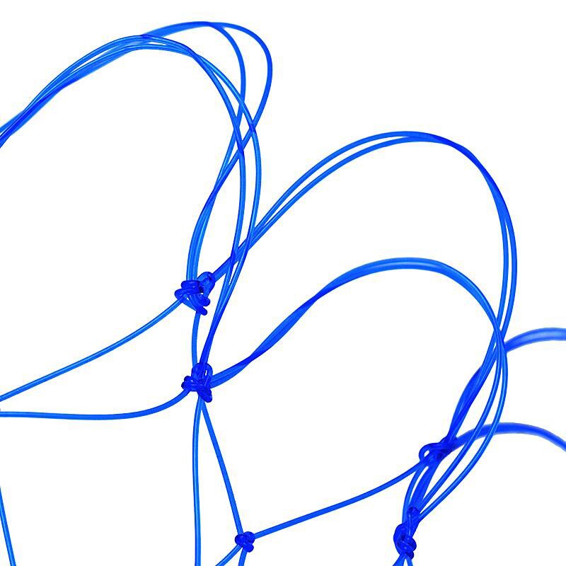 Stainless Steel Brailer Head Round Glue Wire Mesh Folding Fishing Net Bag Sniggle Monofilament 50cm