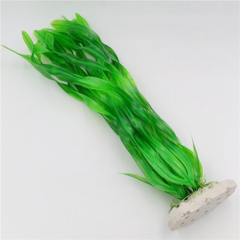 36cm Underwater Artificial Seaweed Fish Tank Green Kelp Aquarium Decoration Submarine Ocean Scene Water Plant Ornament