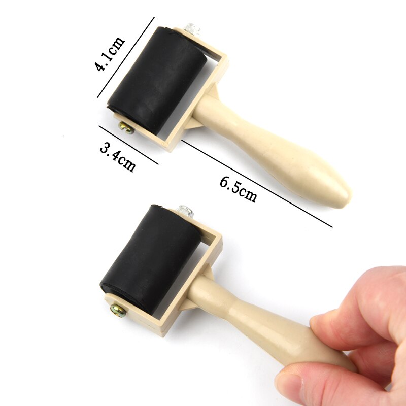 3.5Cm Graveren Roller Roller Klei Rubber Roller Keramische Deegroller Modeling Tool Non-stick Roller Pin Ponsen Rem marine Ar