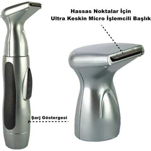 Snor Baard Correctie Neus Haar Reiniging 2 In 1 Scheren Scheermes Oplaadbare Baard Trimmer Elektrische Haar Snijmachine