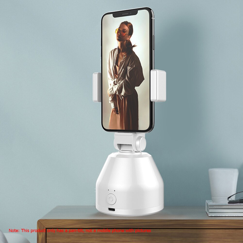 Bluetooth Smart Selfie Stick Phone Mount 360Rotation Auto Face Tracking Tripod Holder Gimbal For Photo Video Vlog Live