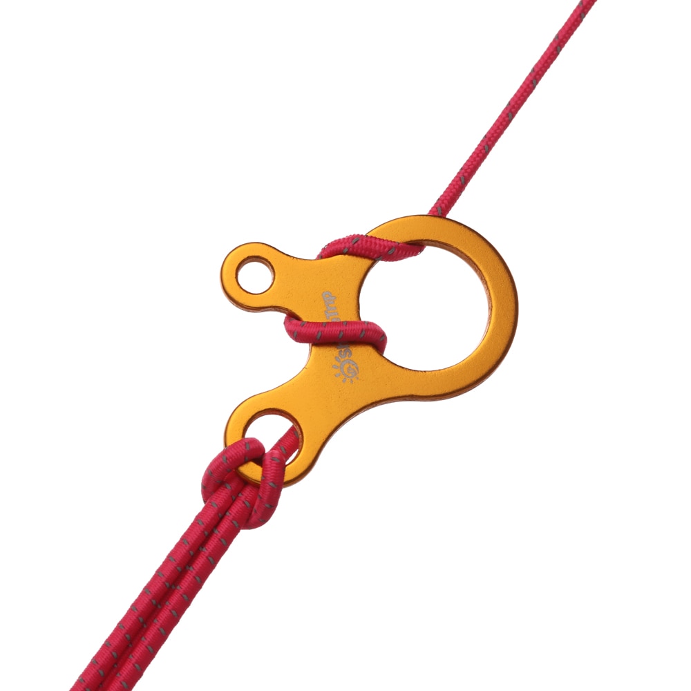 Hebilla de cuerda ajustable para tienda de campaña, Tensor de cuerda de 5 piezas, estilo Caracol, con nudo rápido, para acampar al aire libre y senderismo