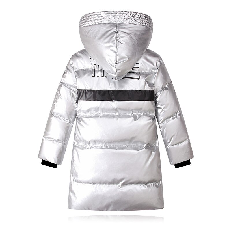 Kinderen Winter Jassen Shinny Kids Dikke Warme Bovenkleding Jas Voor Jongens 120-170Cm Parka LC096