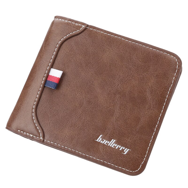 Heren pu leren clutch portemonnee kaarthouder mini portemonnee bank creditcard id kaarthouder portemonnee muntvakje  xb35