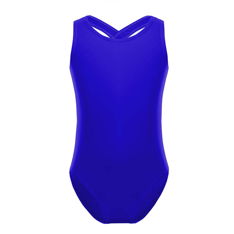 TiaoBug Mädchen Professionelle Ballett Trikot Blumen- Spitze Sport Gymnastik Trikot Kleid Ballerina Party Kind tanzen Kostüm Karosserie: Blau / 12