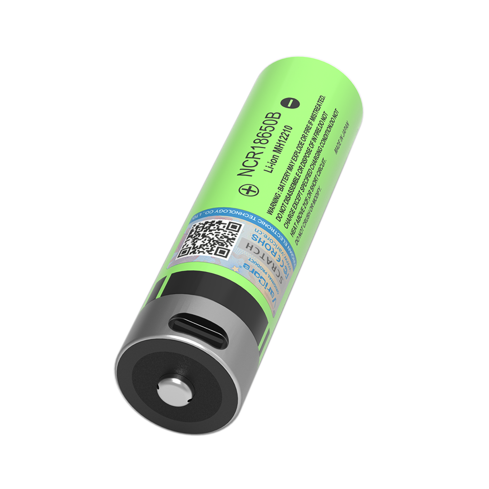 VariCore 3.7v 18650 3400Mah Lithium Battery TYPE-C portable Rechargeable batteries NCR18650B for Home Remote Control Flashlight