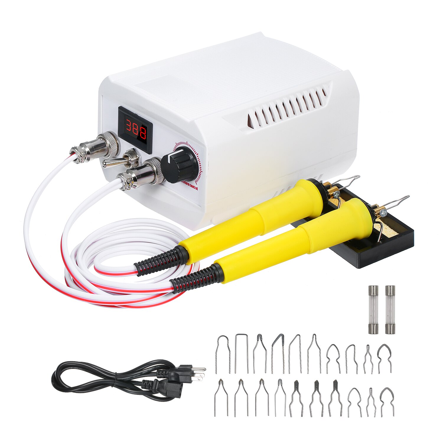 60w 110v-240v 31 stk brændeovn træbrændingsværktøjssæt justerbar 0 ℃ -800 ℃ digital skærm træbrændende pyrografipennemaskinsæt