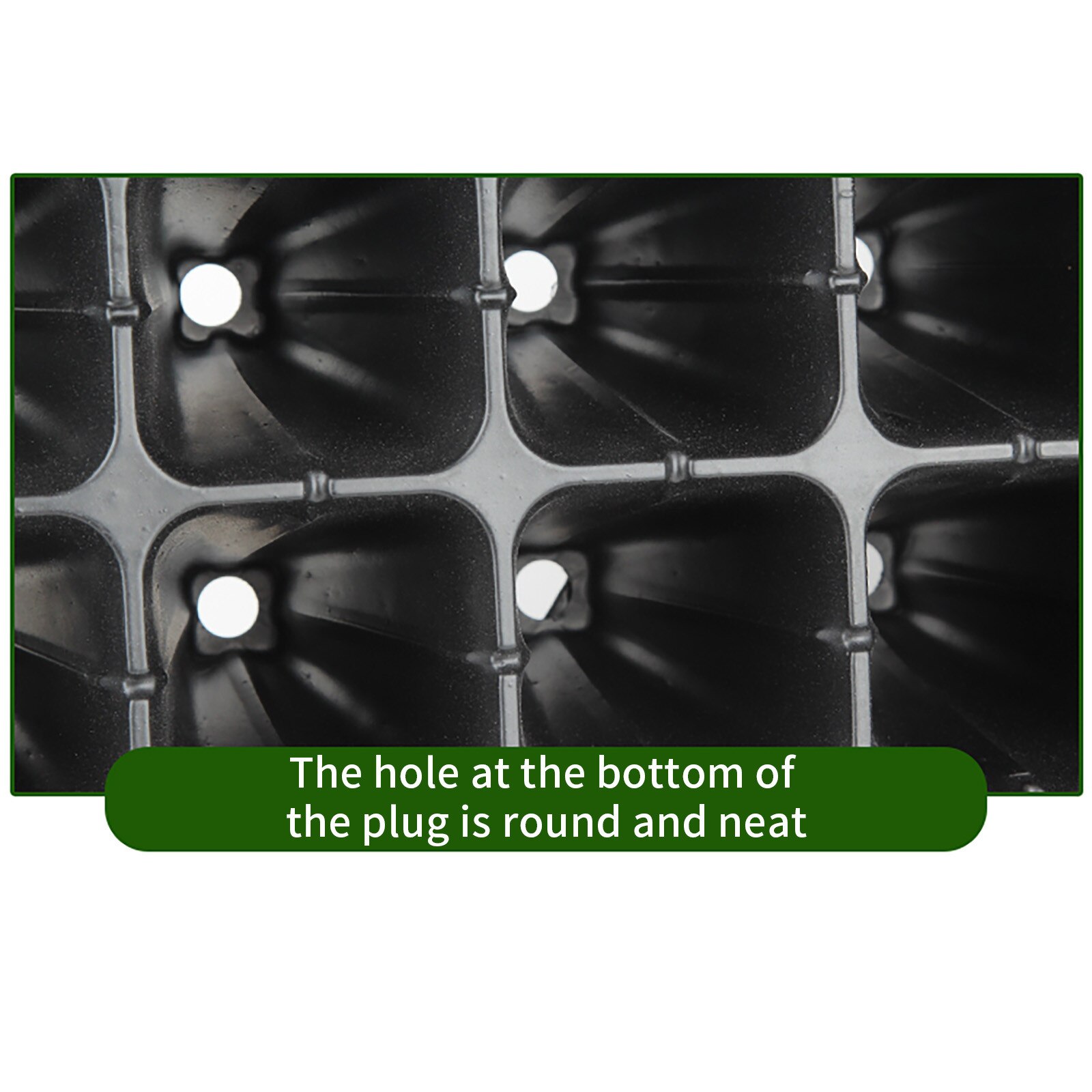 200 Cells Gardening Mini Breathable Lids Plastic Germination Box Nursery Pots