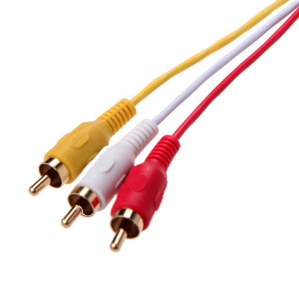 Do 3 RCA Audio wideo audiowizualnym konwerter kabel Adapter HDTV 1080 znakomicie zaprojektowany trwałe z wejściem HDMI, mężczyzna ONLENY