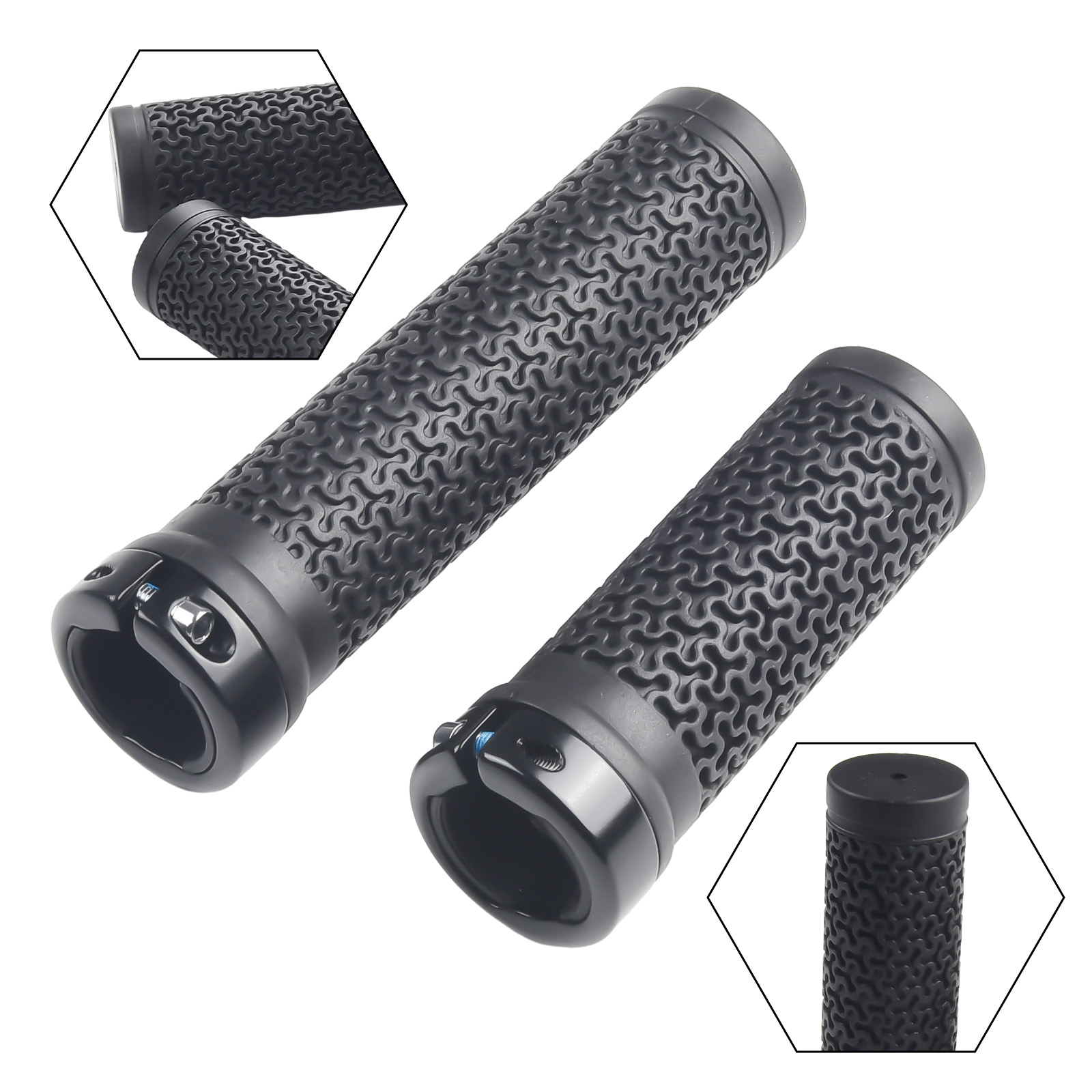 Fietshandgreep Handgrepen Mountainbike Stuur Grip Lange/Korte Shift Handgreep Antislip Cycling Grip Vouwfiets Onderdelen