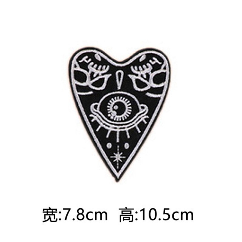 Broderede små engelske bogstavlapper til påstrygning af tøj farverigt patch nummer klistermærke badge applique patch tilbehør: Det samme som billede 3