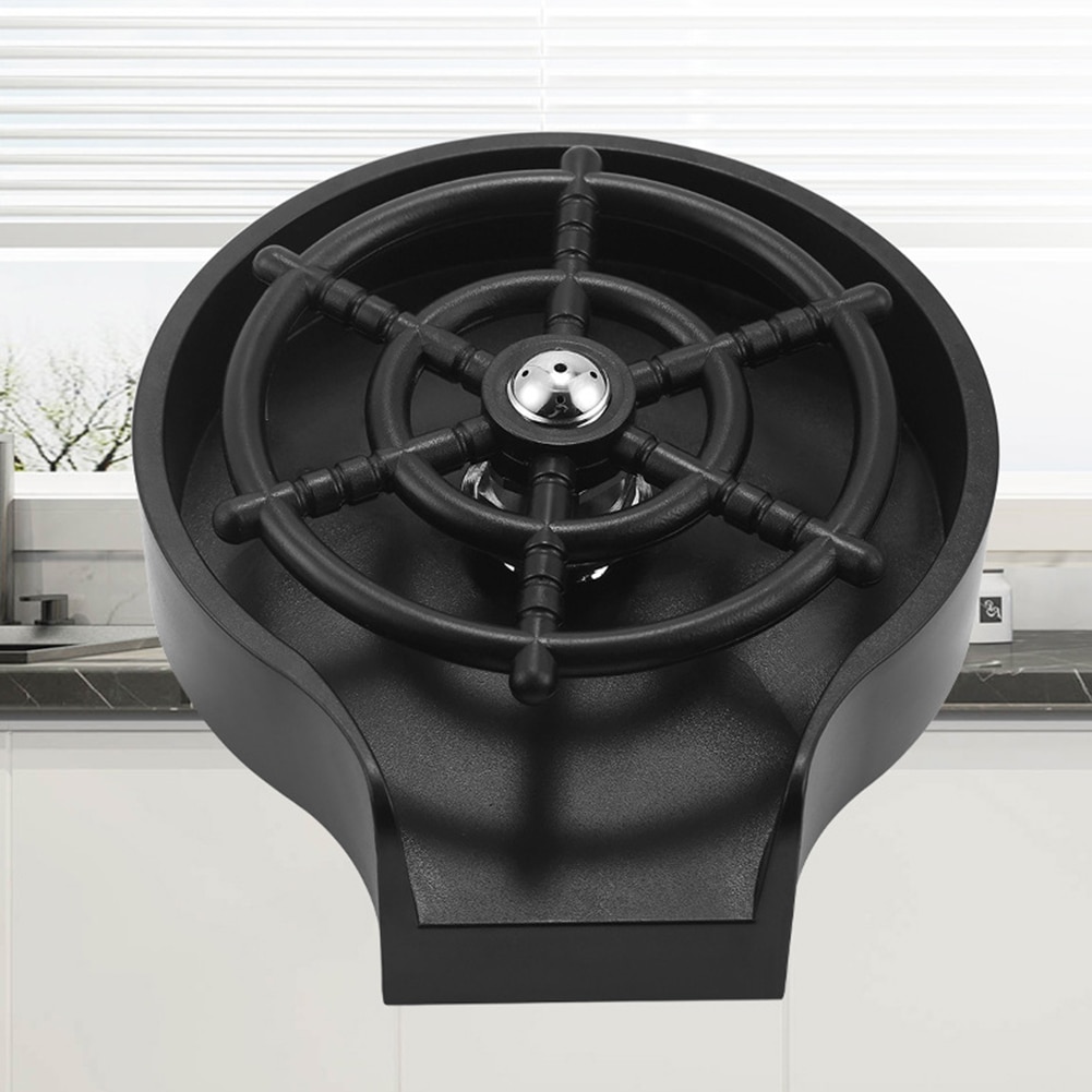 Faucet Glass Rinser for Kitchen Sink Automatic Cup Washer Milk Tea Beer Coffee Pitcher Washing Cup Cleaning Tools for Bar Hotel