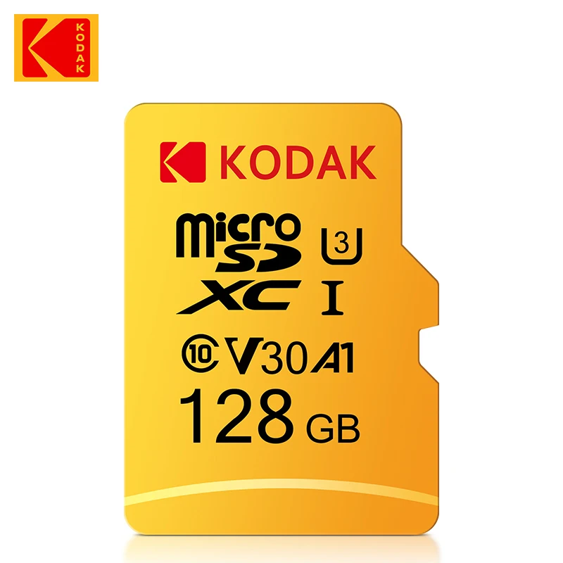 Original KODAK MicroSD Card C10 Memory Card 32GB 64GB Class10 Memori TF Micro SD SDXC 128GB 256GB 512GB A1 U3 V30 4K For Camera: 32GB