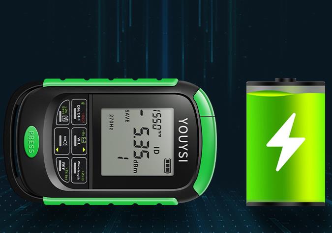 NEW4in1 Li Battery Optical Power Meter 5km 15km 30km Led light Visual Fault Locator Network Cable Test Optical Fiber Tester VFL