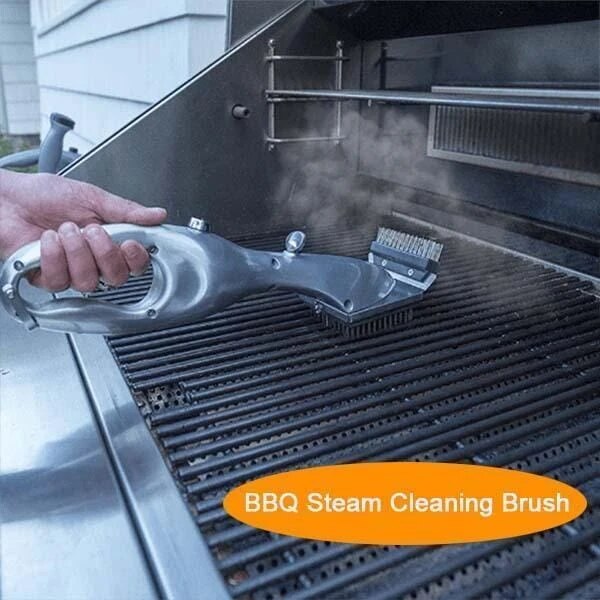 BBQ Cleaning Brush Stainless Steel Outdoor BBQ Grill Brush Barbecue Grill Cleaner Steam BBQ Accessories Cooking Tools