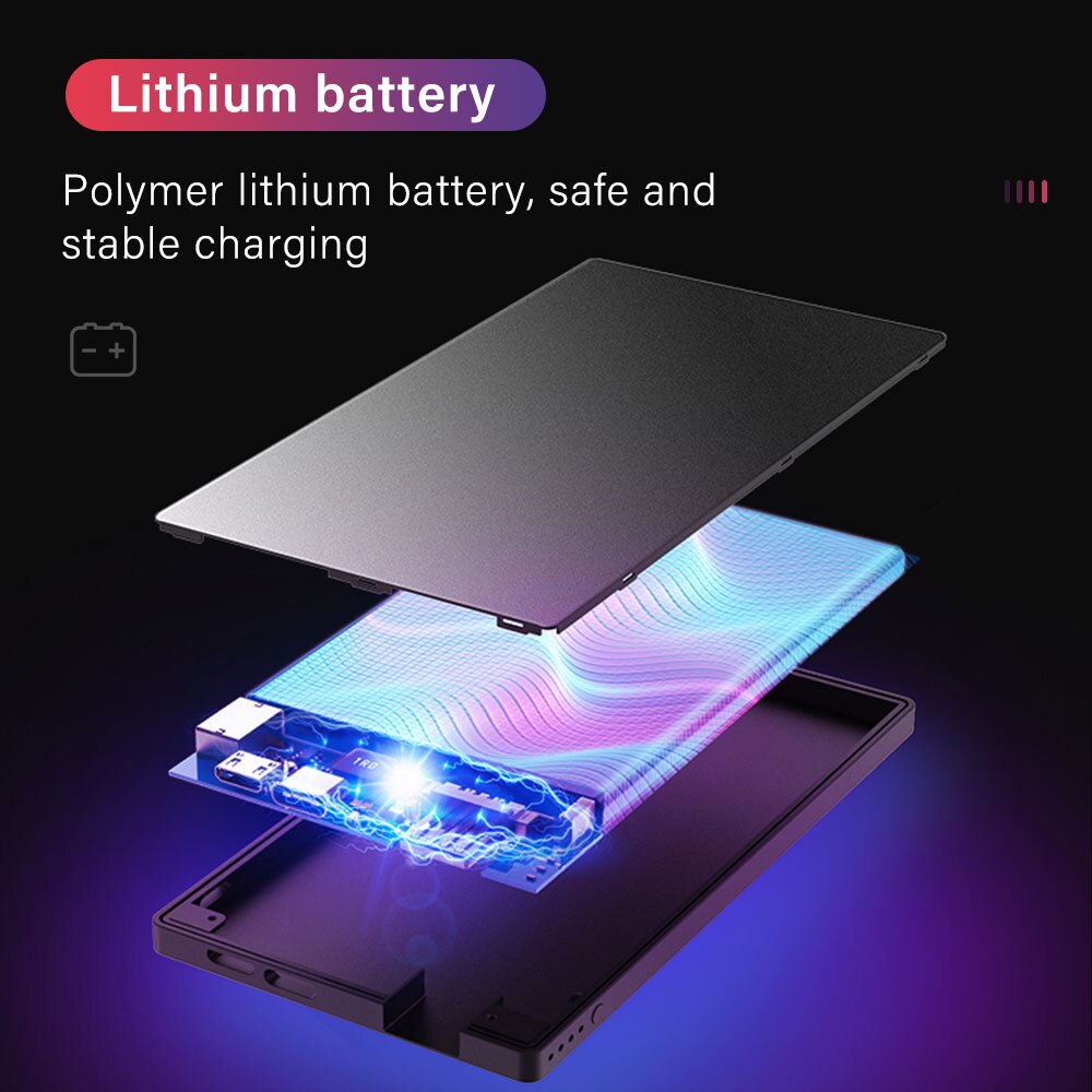 6000mAh Slim Mini Power Bank Cell Phone Portable Charger Powerbank 6000 mAh For iphone Xiaomi External Mobile Battery Poverbank