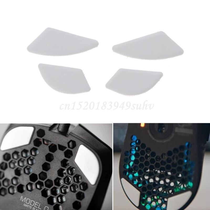 Tiger Gaming Mouse Skates Feet For Glorious Model O Glides Curve Edge Enhanced