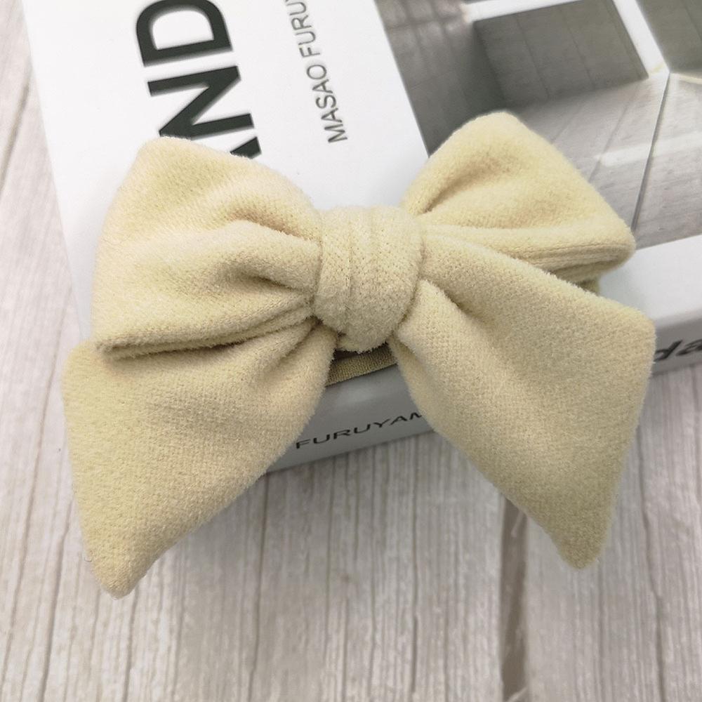 Baby Hoofdband Bow Hoofdbanden Voor Meisje Wollen Hoofd Band Dunne Nylon Haarband Pasgeboren Fotografie Props Peuter Haaraccessoires: 14