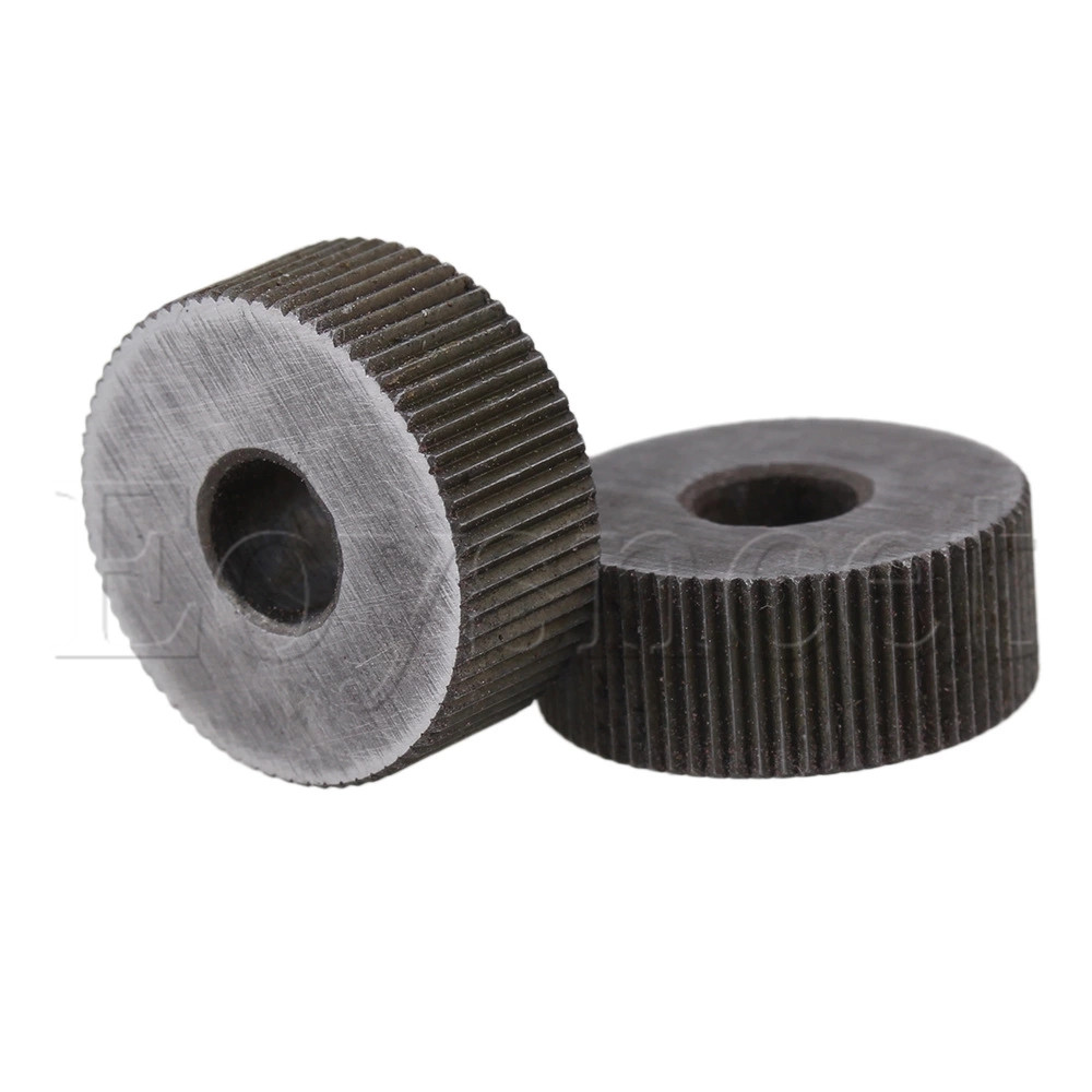 2 szt. 0.8mm skoku 19mm OD pojedynczy prosty gruby wzór liniowy radełkowanie koła