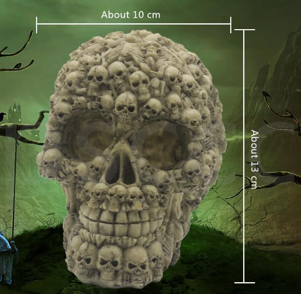 Phantom decoration of fish tank.High grade resin Specializing in the production of the skull .Horrible fish tank decoration