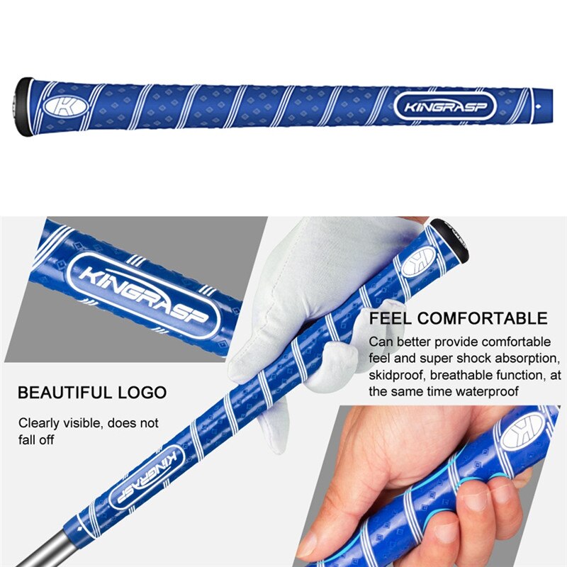 Wear-Resisting Golf Grip Golf Club Grip Right Anti-Skid Shock-Absorbing Gesture Golf Grips Rubber Golf Driver Grips