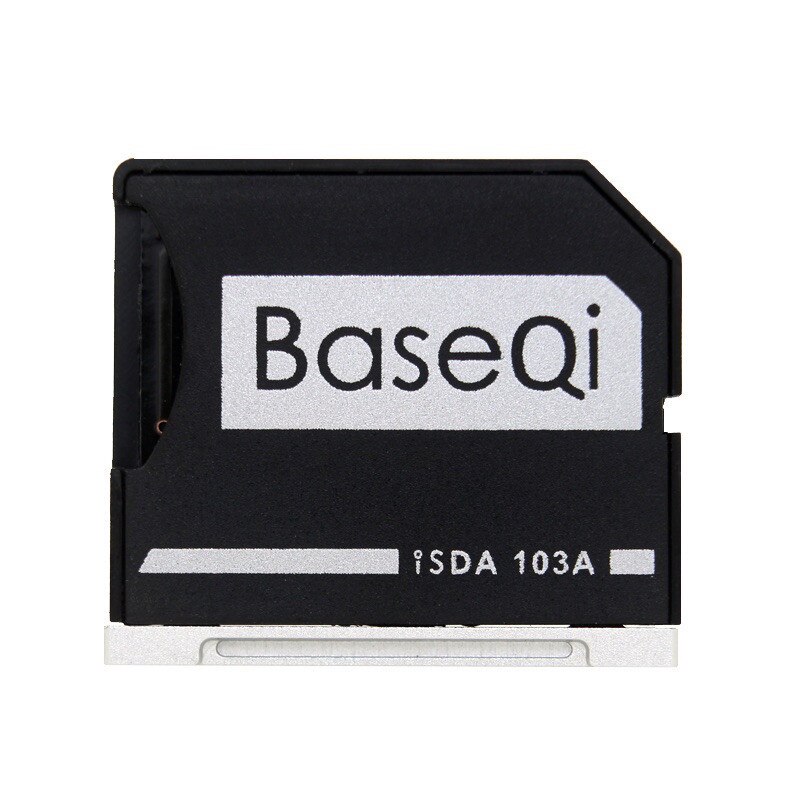 BaseQi MacBook 103/303/504/503 Aluminum Micro SD Adapter For MacBook Pro Retina 13"/15" and MacBook Air 13"